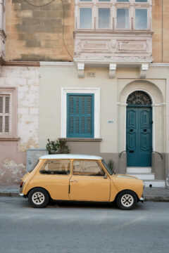 Yellow Mini in Malta