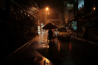 Monsoon rains, Bangkok, Thailand