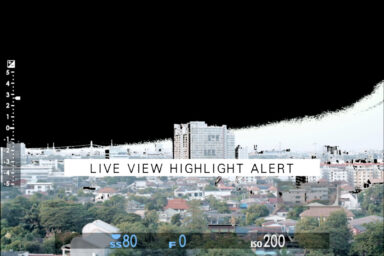 Live view highlight alert