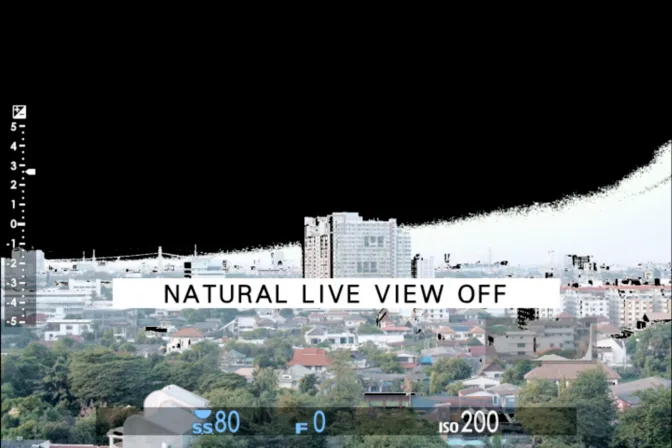 Natural live view off